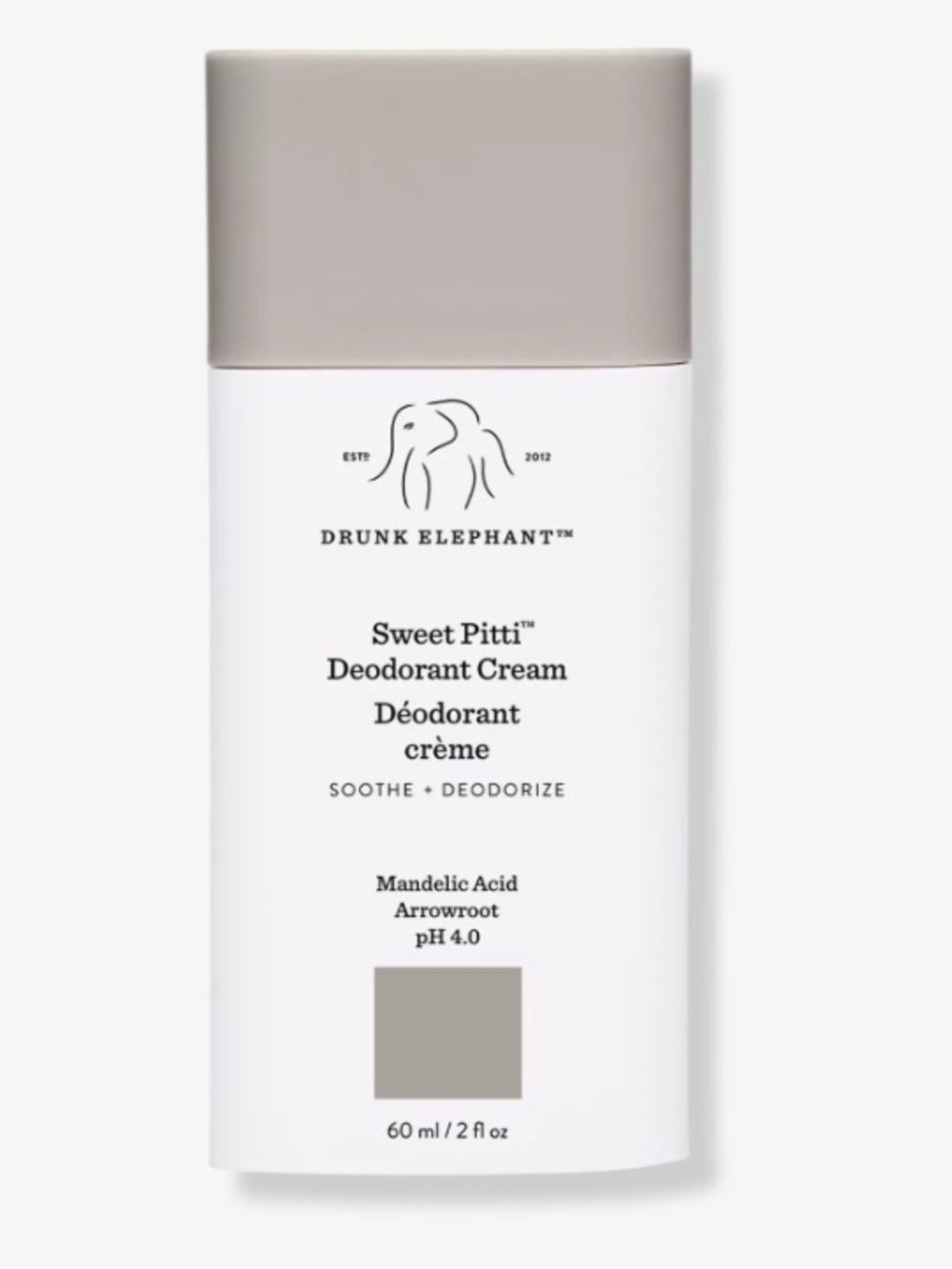 NEVER USED DRUNK ELEPHANT SWEET PITTI DEODORANT CREAM 2oz